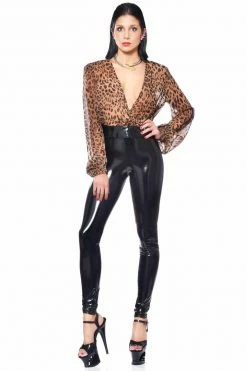 Patrice Catanzaro Violeta Leopard Chemise Pet Play