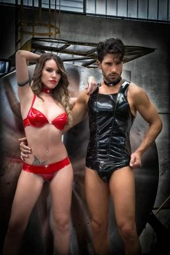 Eros Veneziani Eros Glossy Red Lingerie Set Lingerie Sets 10 Eros Veneziani Eros Glossy Red Lingerie Set Lingerie Sets