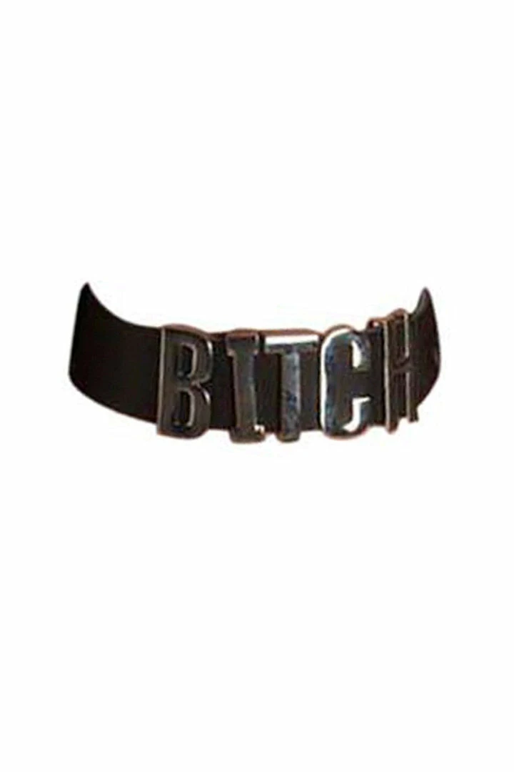 VoyeurX BITCH Leather Collar Toys & Accessories 3 VoyeurX BITCH Leather Collar Toys & Accessories