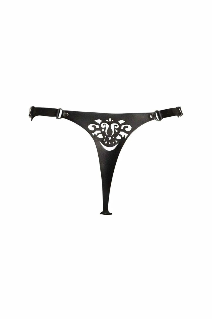 VoyeurX Panties Lilly Leather Thong 4 VoyeurX Panties Lilly Leather Thong