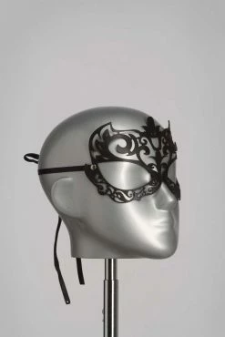 VoyeurX Lilly Leather Victorian Mask