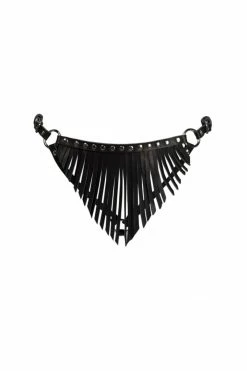 VoyeurX Panties Fringe Leather Thong