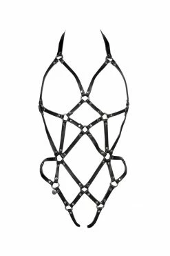 VoyeurX Evy Leather Body Harness Leather – Genuine