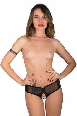 Eros Veneziani Panties Eros Lace Crotchless Panty 9 Eros Veneziani Panties Eros Lace Crotchless Panty