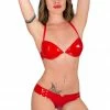 Eros Veneziani Bras Eros Glossy Red Push-up Bra