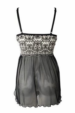 Eros Veneziani Femme Fatale Eros Bicolor Lace Babydoll 7 Eros Veneziani Femme Fatale Eros Bicolor Lace Babydoll