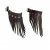 VoyeurX Fringe Leather Anklets