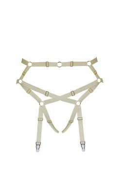 Elissa Poppy Baubo Latex Suspender Briefs Garter Belts