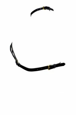 Love Lorn Lingerie Celine Halter Leather Bra