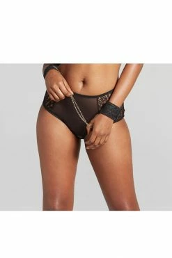 Nevaeh Intimates Embroidered Tulle Cuff Restraints 10 Nevaeh Intimates Embroidered Tulle Cuff Restraints