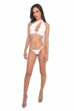 Demery Jayne White Hanelli Halter Top