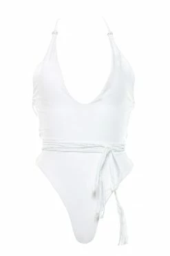Swimwear White Demery Jayne One Piece Swim