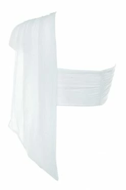 Demery Jayne White Wren Wrap Bodysuits & Tops