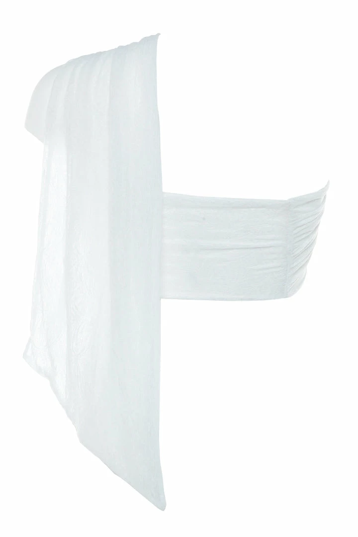 Demery Jayne White Wren Wrap Bodysuits & Tops 4 Demery Jayne White Wren Wrap Bodysuits & Tops