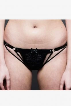 Elissa Poppy Hecate Latex String Thong Panties