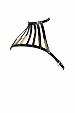 Love Lorn Lingerie Bras Hauteur Leather Neck Harness