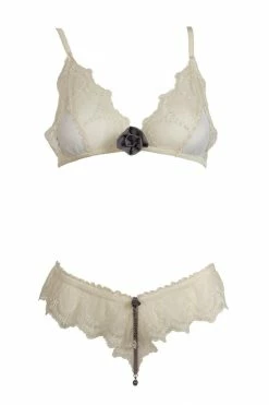 Hot Couture Lingerie Sets Honeymoon Pearl Thong Set