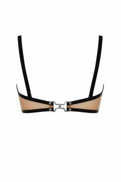 Elissa Poppy Bras Maia Latex Quarter Cup Bra