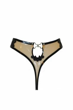 Elissa Poppy Maia Latex Thong Panties