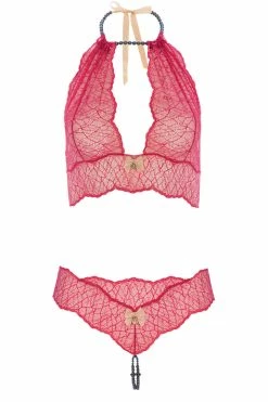 Bracli Lingerie Sets Sydney Dark Pearl Necklace Lingerie Set