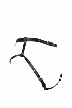 Love Lorn Lingerie Olivia Leather Harness Brief