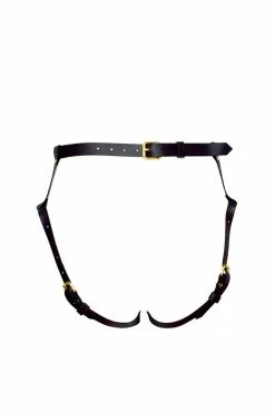 Love Lorn Lingerie Olivia Leather Harness Brief