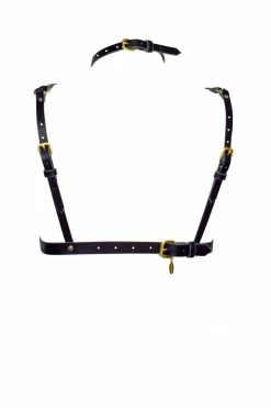 Love Lorn Lingerie Bras Olivia Leather Harness Bra