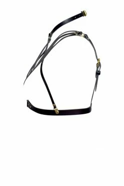 Love Lorn Lingerie Bras Olivia Leather Harness Bra