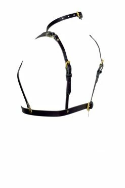 Love Lorn Lingerie Bras Olivia Leather Harness Bra