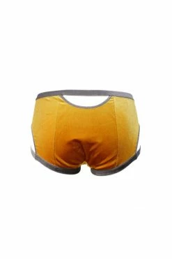 K+1% Mustard Yellow Velour Period-Proof Panty 12 K+1% Mustard Yellow Velour Period-Proof Panty