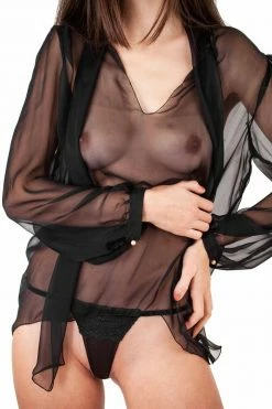 Hot Couture Claire Sissi Pure Silk Chiffon Pussy Bow Blouse Panties 18 Hot Couture Claire Sissi Pure Silk Chiffon Pussy Bow Blouse Panties