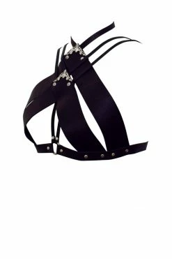 Love Lorn Lingerie Song High Neck Leather Bra Bras