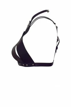 Love Lorn Lingerie Song High Neck Leather Bra Bras