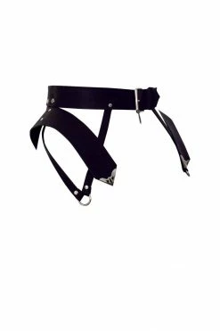 Love Lorn Lingerie Song Leather Peplum Belt Silver Fox 13 Love Lorn Lingerie Song Leather Peplum Belt Silver Fox