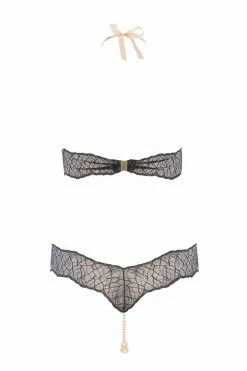 Bracli Sydney Double Pearls Ivory Lace Bodysuit