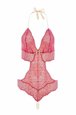 Bracli Sydney Double Pearls Ivory Lace Bodysuit