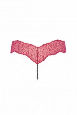 Bracli Sydney Italian Lace Dark Pearl Thong Panties