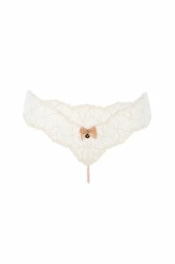 Bracli Sydney Italian Lace Pearl Thong
