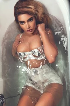 Elissa Poppy Bras Thecla Peep Latex Bra