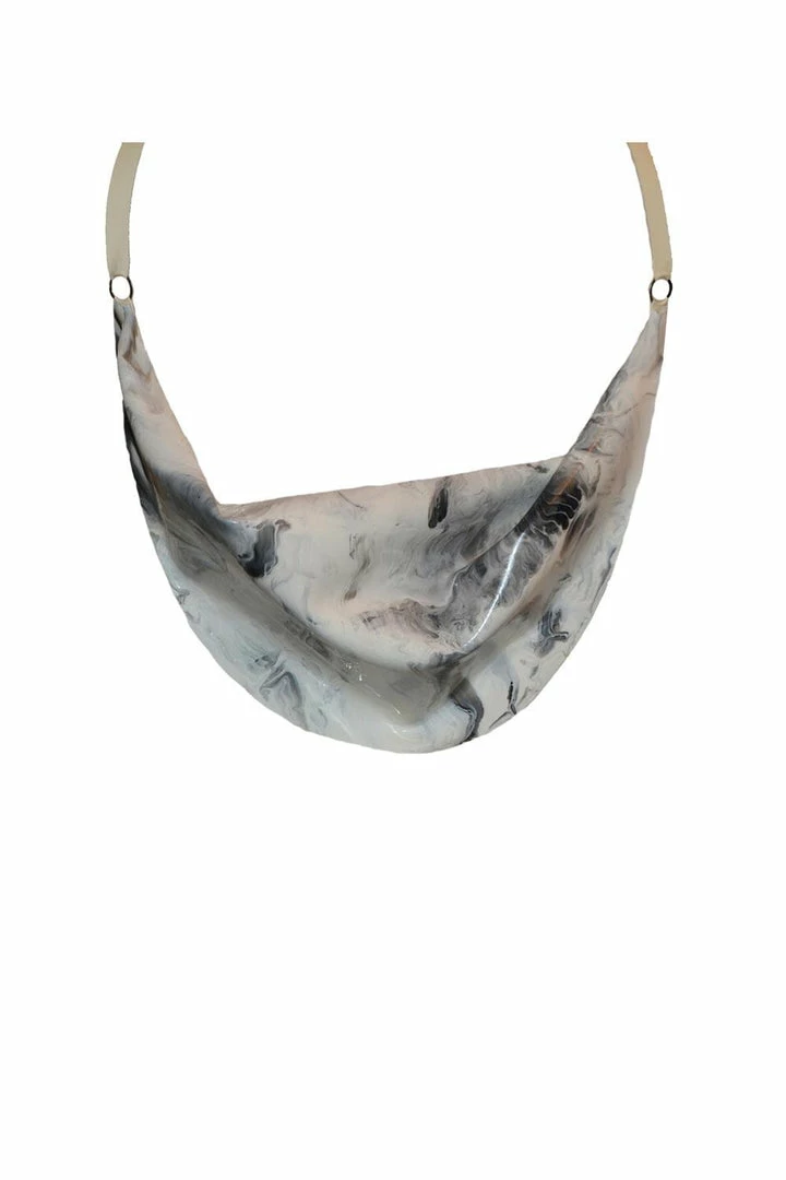 Elissa Poppy Bodysuits & Tops Erebia Cowl Latex Top 6 Elissa Poppy Bodysuits & Tops Erebia Cowl Latex Top