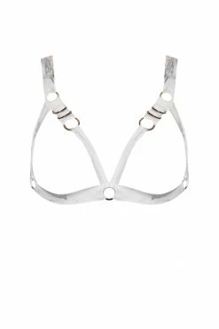 Elissa Poppy Tullia Harness Latex Bra Bras