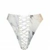 Elissa Poppy Alexis Lace Up White Latex Knicker Panties 2 Elissa Poppy Alexis Lace Up White Latex Knicker Panties