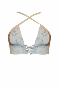Elissa Poppy Cupido Latex Triangle Bra Bras