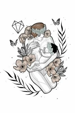 Wolfmumma Darkest Vixen Framed Art • Alexis