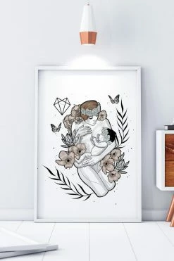 Wolfmumma Darkest Vixen Framed Art • Alexis