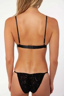 Avery Rose Lingerie Lily Swarovski Bra + Panty Swarovski Crystals & Pearls