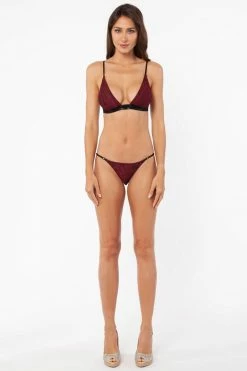 Avery Rose Lingerie Lily Swarovski Bra + Panty Swarovski Crystals & Pearls