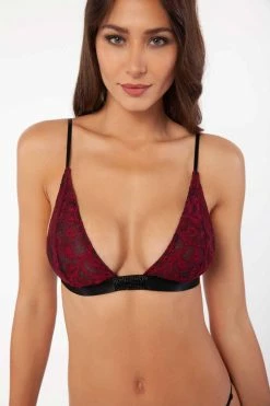 Avery Rose Lingerie Lily Swarovski Bra + Panty Swarovski Crystals & Pearls