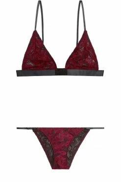 Avery Rose Lingerie Lily Swarovski Bra + Panty Swarovski Crystals & Pearls