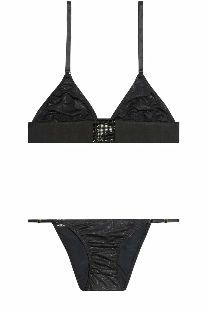 Avery Rose Lingerie Priscilla Swarovski Snakeskin Bikini 4 Avery Rose Lingerie Priscilla Swarovski Snakeskin Bikini